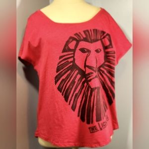 Broadway Adult Ladies Disney Lion King Tshirt XL